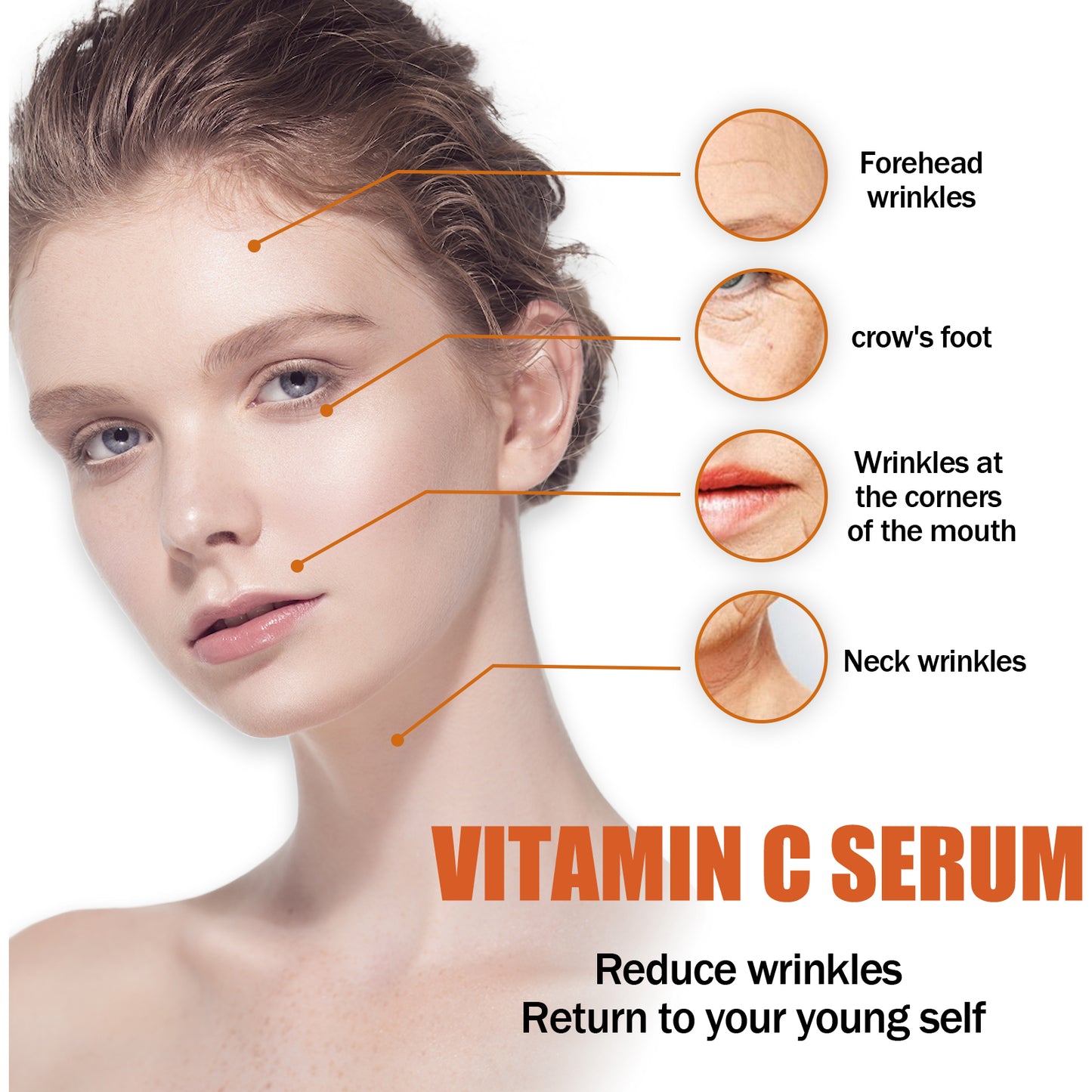 Vitamin C Serum - Firming Hydrating Brightening Anti-Wrinkle Face Serum