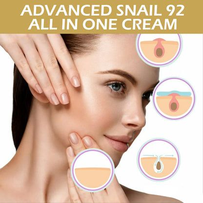 Zarusky Advanced Snail 92 All In One Cream - Brightening Firming Moisturizer