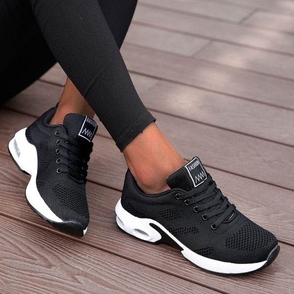 Women Running Shoes Breathable Casual Shoes - Lightweight Outdoor Sports Walking Sneakers