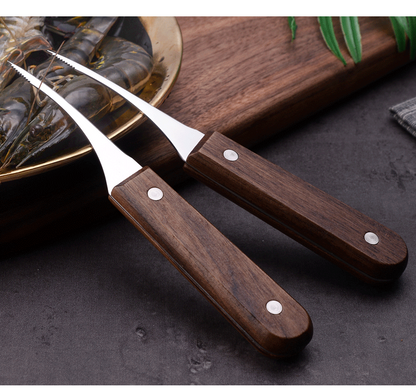 Zarusky Stainless Steel Shrimp Peeler - Easy Deveining Kitchen Tool