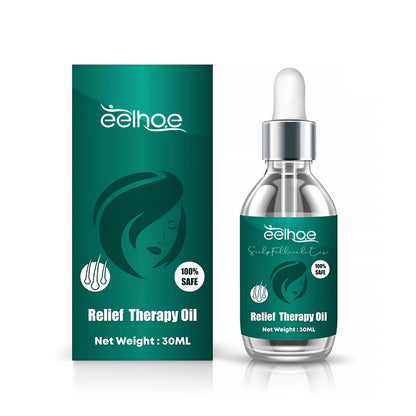 Scalp Treatment Serum - Ginger & Castor Oil Deep Cleansing Essence for Dandruff Repair & Hair Smoothing