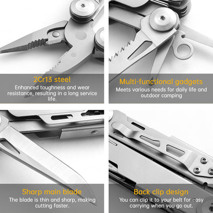 12-in-1 Multitool Pliers – Professional Survival Gear for Camping, Hunting & Fishing | Perfect Gift for Men