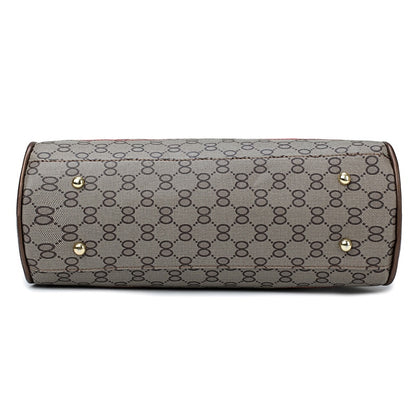 Zarusky Large Capacity PU Leather Handbag Set - 3-Piece Messenger Bag