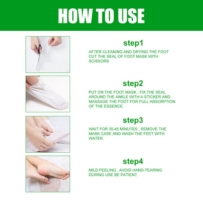 Aloe Vera Foot Mask - Moisturizing Anti-Cracking Dead Skin Removal