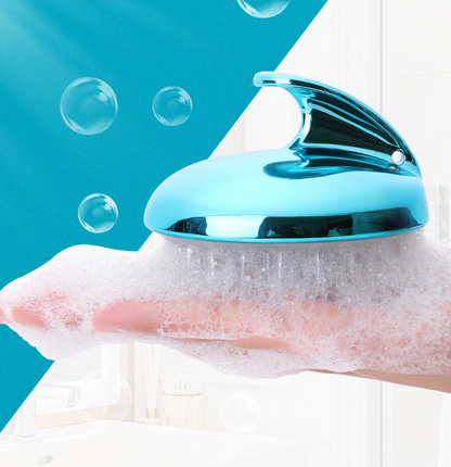 Silicone Scalp Massager Hair Brush – Shampoo & Itch Relief Comb for Hair Washing