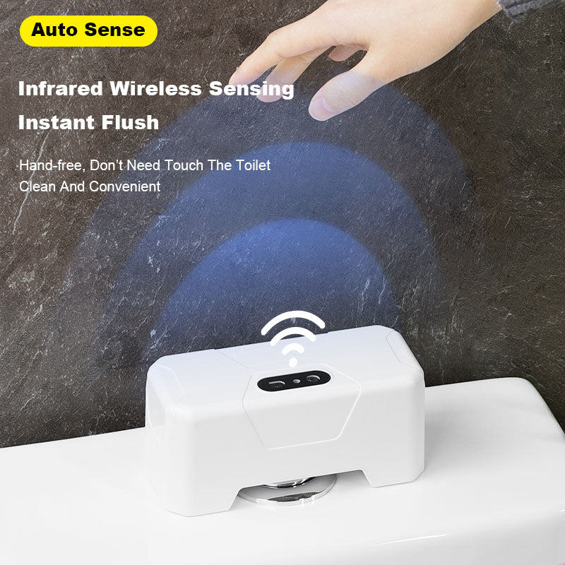 Zarusky™ Smart Touchless Toilet Flusher – Intelligent Infrared Induction Automatic Flushing Device for Modern Home Hygiene