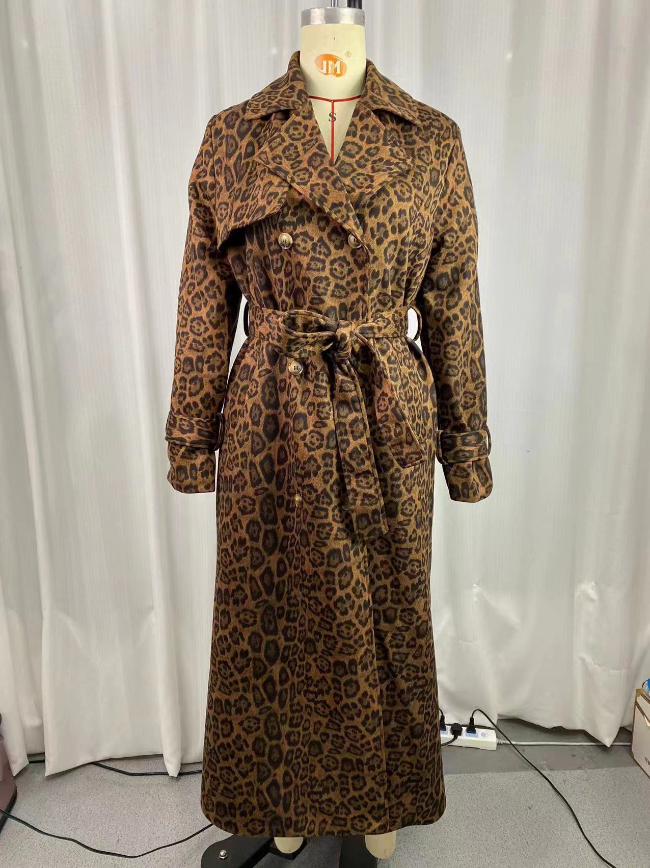 Elegant Women’s Brown Long Coat with Belted Waist – Winter Luxury Outerwear, Timeless & Chic Style