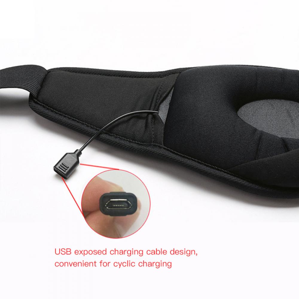 Zarusky™ Dream-Scape 3D Sleep Mask – Blackout Bluetooth Headphones & Deep Sleep Eye Protection