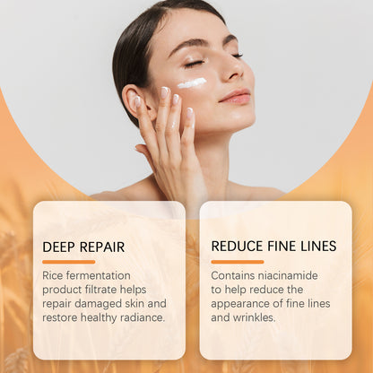 Zarusky Rice Eye Cream - Brightening & Moisturizing Daily Eye Treatment