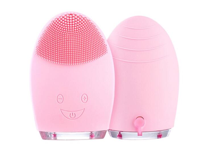 Mini Electric Facial Cleansing Brush – Waterproof Silicone Face Cleaning & Massage Tool for Deep Pore Cleansing