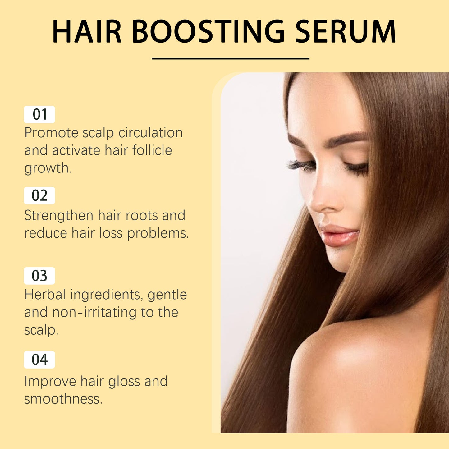 Herbal Hair Care Serum - Revitalizes Scalp Oil & Promotes Hair Flourish