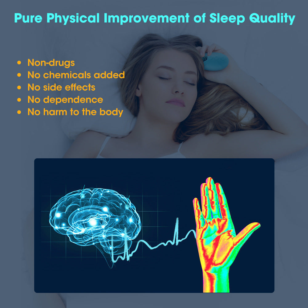 Natural Sleep Aid & Anxiety Relief Device | Handheld Microcurrent CES Insomnia Therapy Pod