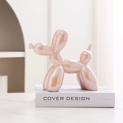Luxury Balloon Dog Jewelry Holder & Home Décor Ornament – Modern Resin Storage Display