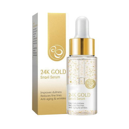 24K Gold Anti-Aging Sparkling Oil Serum - Facial Firming & Wrinkle Lifting Treatment