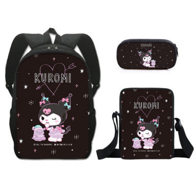 New Cartoon School Bag for Girls | High-Quality Printed Kids Backpack with Pencil Case | Custom Bookbag, Cute & Durable School Bags for Children