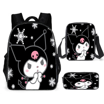 New Cartoon School Bag for Girls | High-Quality Printed Kids Backpack with Pencil Case | Custom Bookbag, Cute & Durable School Bags for Children
