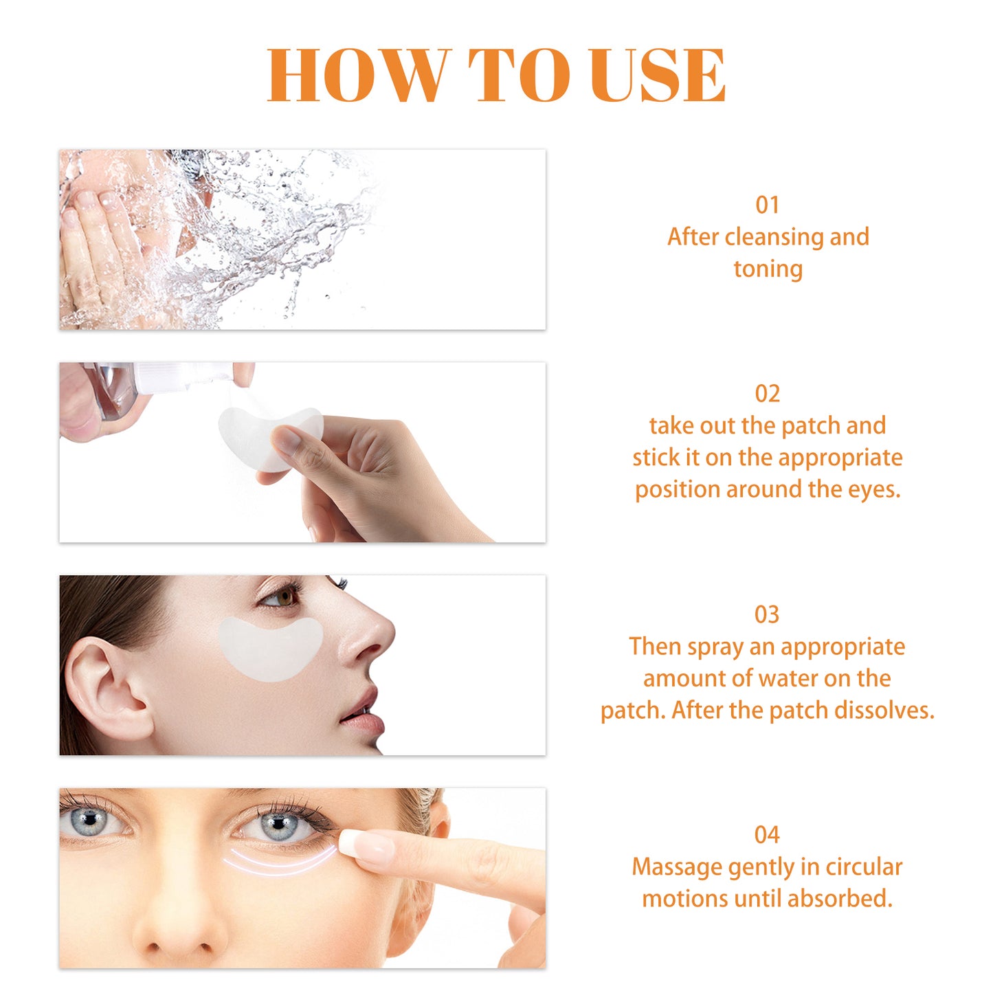 Zarusky™ Melting Collagen Eye-Film – Instant Dissolving Under-Eye Lift & Dark Circle Eraser