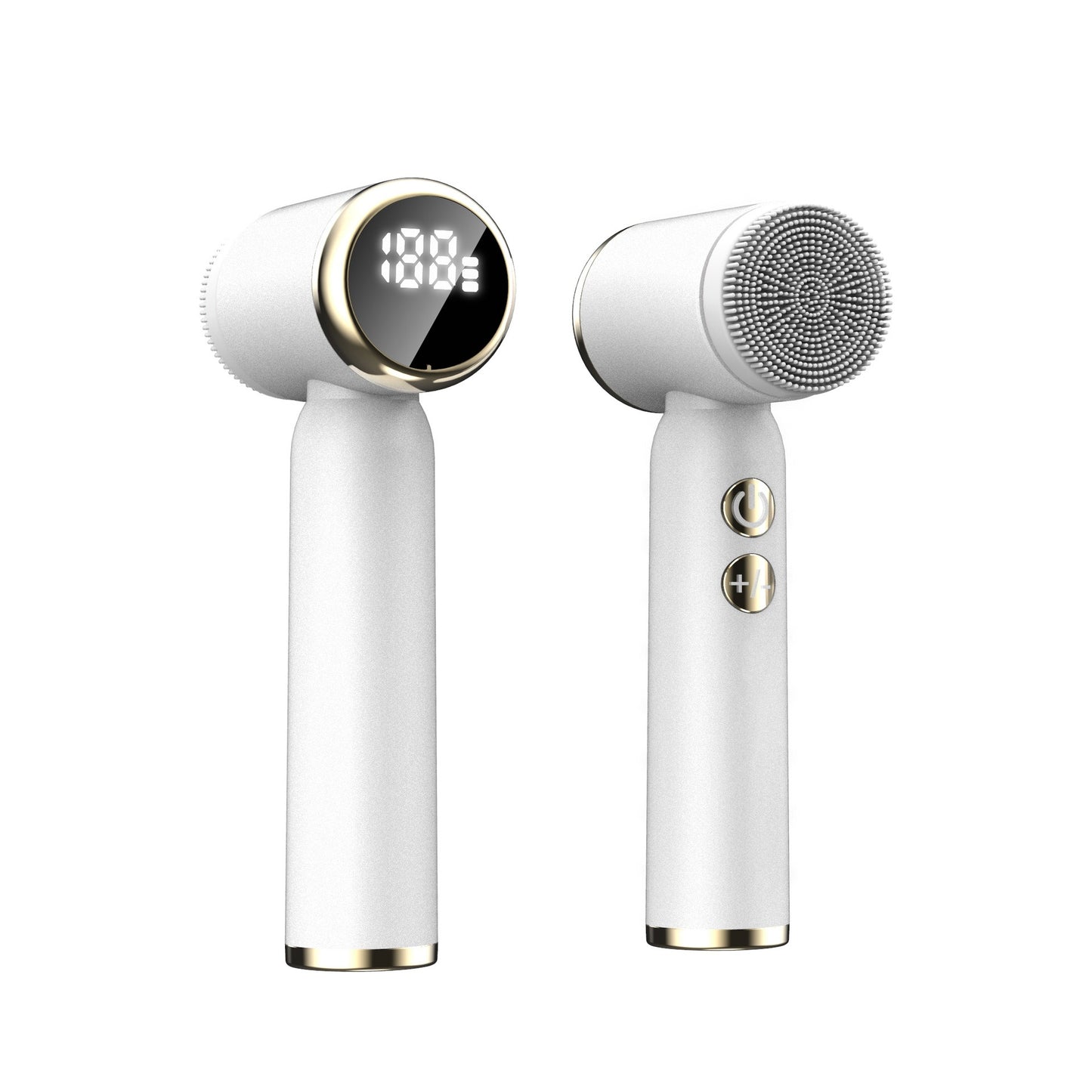 Zarusky™ 6-in-1 Hydro-Glow Facial Device – Ultrasonic Hot & Cold Pore Cleanser with LED Display