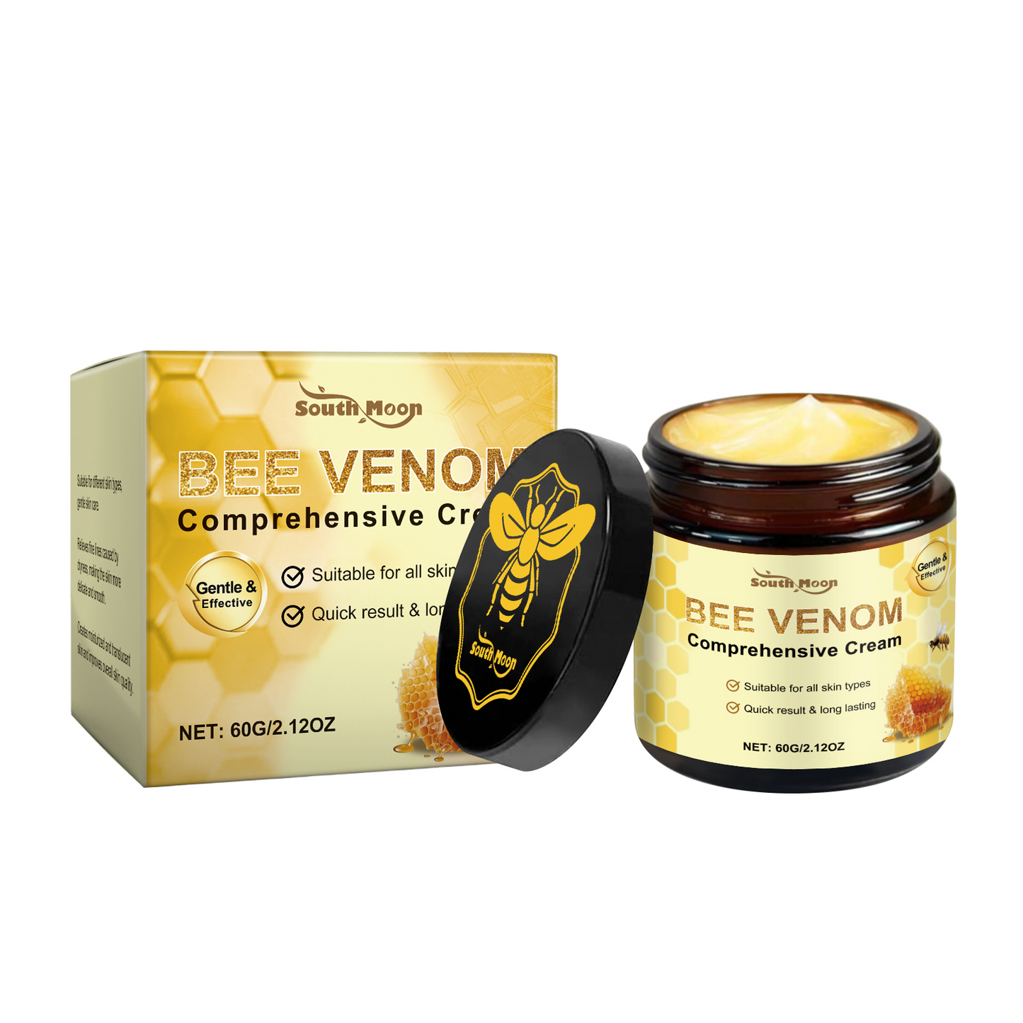 Zarusky Bee Venom Skin Moisturizer - Gentle Creamy Daily Care Cream
