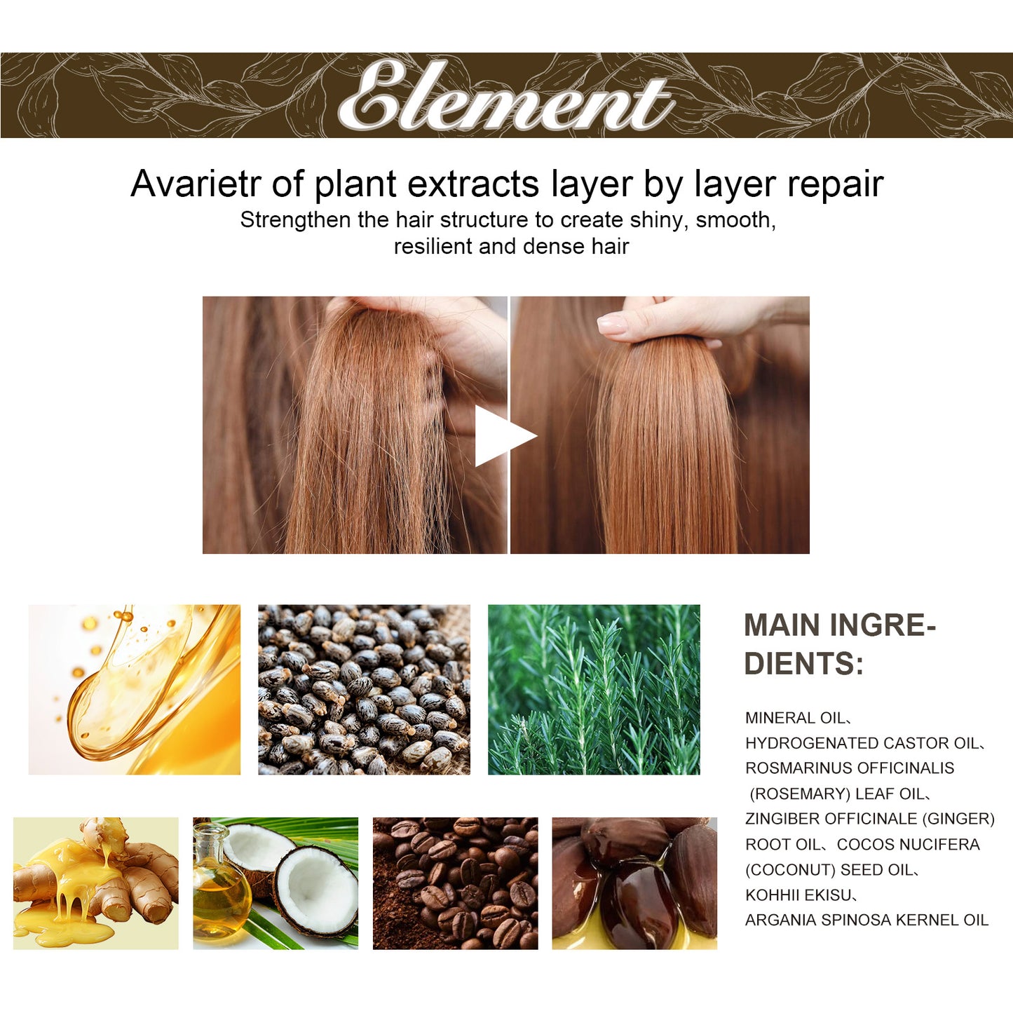 Zarusky Rosemary & Argan Hair Growth Oil – Nourishing Scalp Treatment | USA 2-6 Days