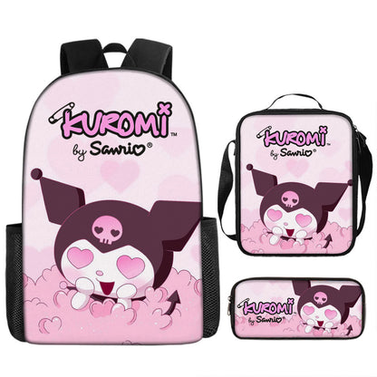 New Cartoon School Bag for Girls | High-Quality Printed Kids Backpack with Pencil Case | Custom Bookbag, Cute & Durable School Bags for Children