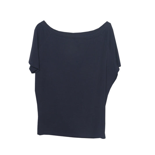 Zarusky Women's Off Shoulder Slanted Collar Loose Fit Blouse – Short Sleeve Cotton Top