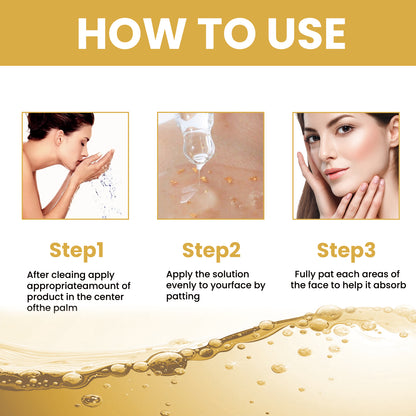 24K Gold Anti-Aging Sparkling Oil Serum - Facial Firming & Wrinkle Lifting Treatment