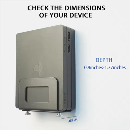 Universal adjustable wall mount for Apple TV, routers, modems, and TV boxes. Space-saving, sturdy, and easy to install—perfect for clean home setups.