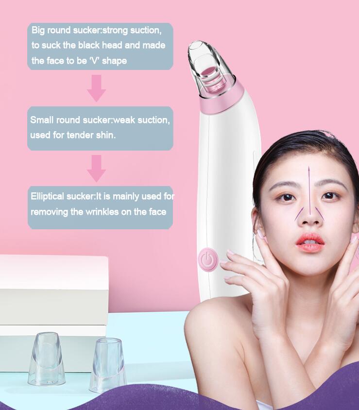 Zarusky Face Blackhead Pore Cleaner - Vacuum Blackhead Remover Tool