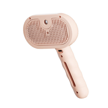Upgraded electric pet grooming comb with gentle steam technology. Removes loose hair, cleans fur, and styles coats—safe and comfortable for dogs and cats.