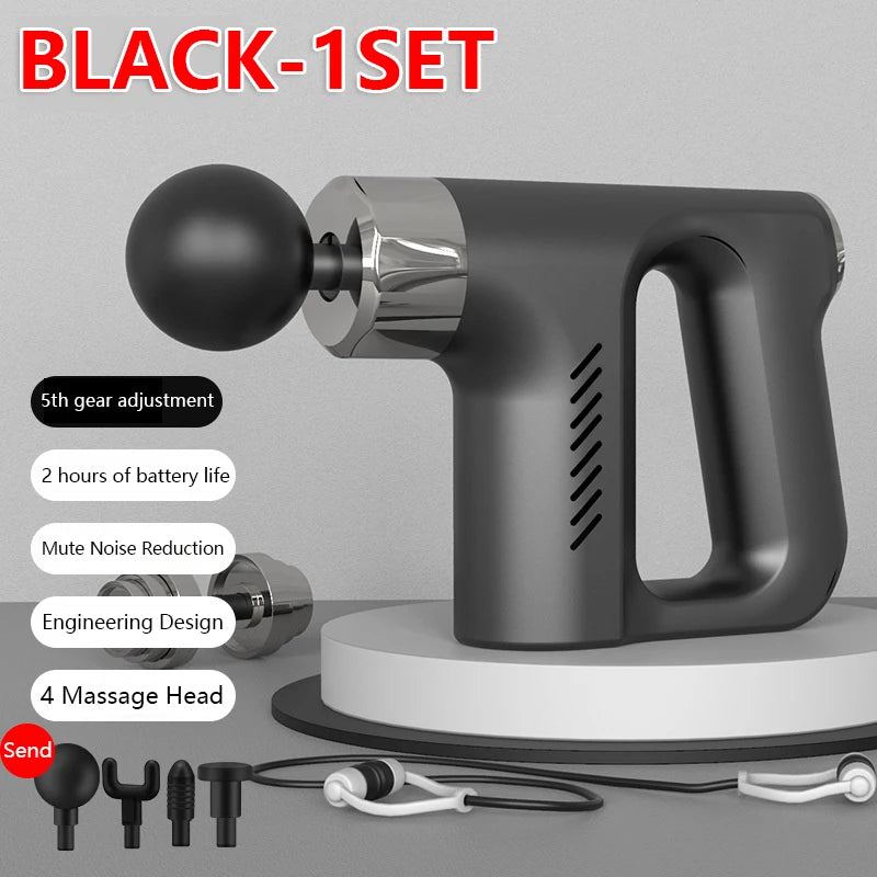 Zarusky High Frequency Massage Gun – Deep Tissue Muscle Relaxation Fascia Gun