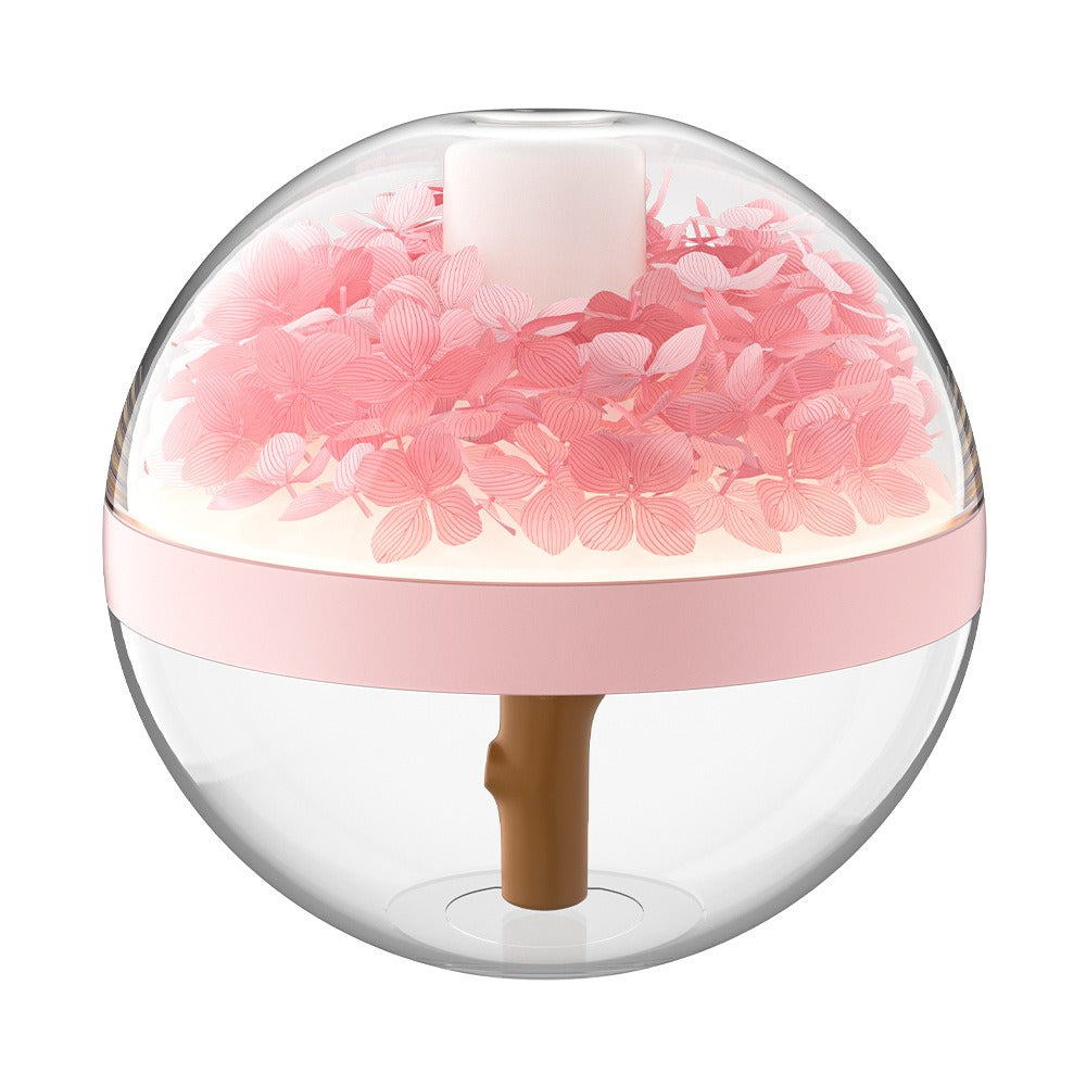 Romantic atmosphere light humidifier with gentle mist hydration. Perfect Valentine’s Day gift for bedroom, bedside, and cozy home décor.