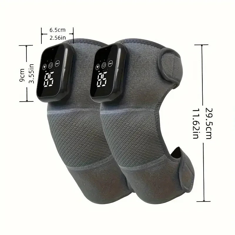 3-in-1 Infrared Heated Knee Massager | Cordless Thermal Vibration Therapy for Shoulder, Elbow & Joint Recovery