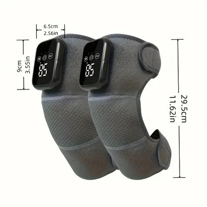 3-in-1 Infrared Heated Knee Massager | Cordless Thermal Vibration Therapy for Shoulder, Elbow & Joint Recovery
