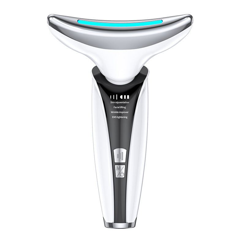 Hot-selling LED photon face and neck massager designed to support skin rejuvenation, lifting, and tightening. Gentle, non-invasive, and ideal for daily beauty care.
