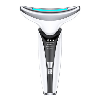 Hot-selling LED photon face and neck massager designed to support skin rejuvenation, lifting, and tightening. Gentle, non-invasive, and ideal for daily beauty care.