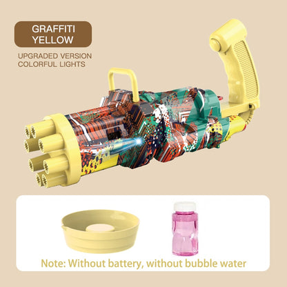 Magic Dolphin Gatling Bubble Gun | Automatic Electric Bubble Machine Blower | Outdoor Soap Bubble Toy for Kids & Children