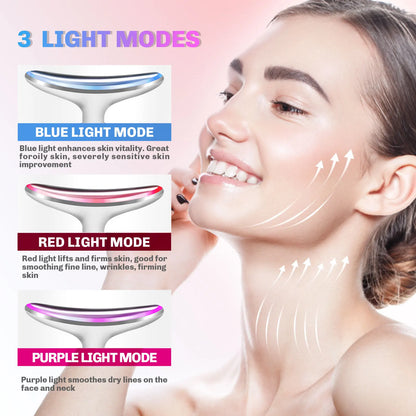 Zarusky™ EMS Neck & Face Lifter | Advanced Skin Tightening & Wrinkle Removal