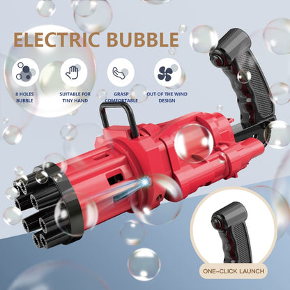Magic Dolphin Gatling Bubble Gun | Automatic Electric Bubble Machine Blower | Outdoor Soap Bubble Toy for Kids & Children