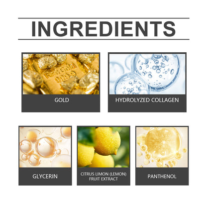 "24K Gold Peel Mask - Collagen Firming & Moisturizing Face Mask | Zarusky"