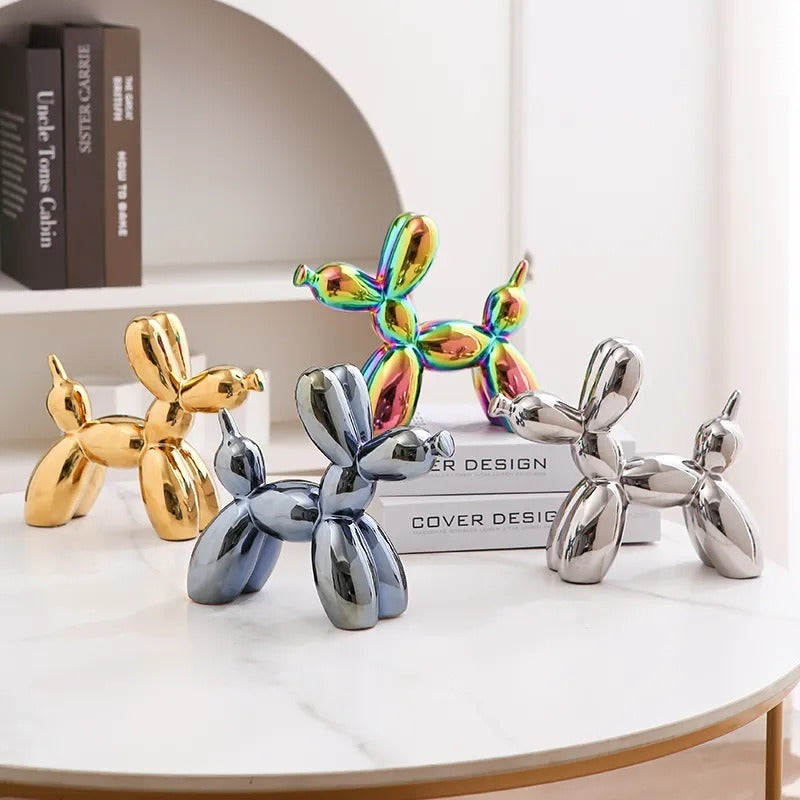 Luxury Balloon Dog Jewelry Holder & Home Décor Ornament – Modern Resin Storage Display