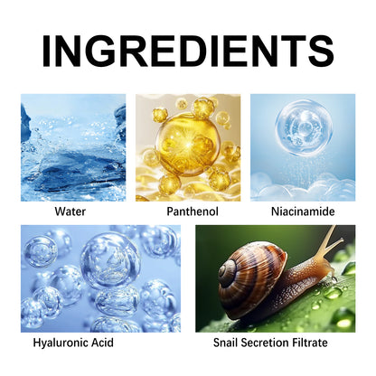 Zarusky Snail Protein All In One Cream - Hydrating Brightening Face Moisturizer