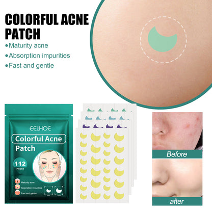 EELHOE Colorful Acne Patch – Cute Shaped Blemish Patches for Repair, Clean Care & Spot Coverage