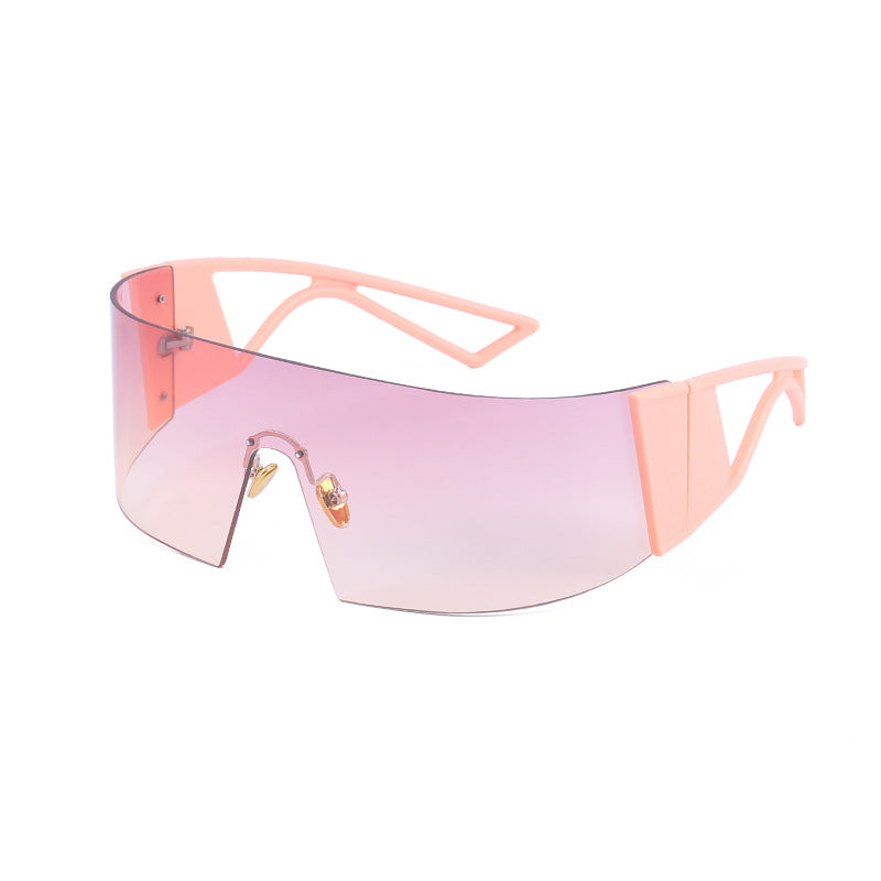 One Piece Sunglasses - Large Frame Outdoor Cycling Sports Glasses for Women