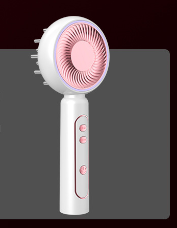 Electric scalp massager with guiding comb, 4 massage modes, and red light therapy. Designed for relaxing scalp massage, smooth hair care, and deep scalp moisturizing.