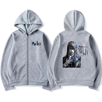 Vintage Gold Printed Zip-Up Hoodie – Classic Hooded Sweatshirt | Premium Casual Streetwear