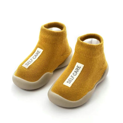 Baby Sock Shoes - Soft Non-Slip Toddler Shoes for Indoor & Outdoor Walking | Breathable Cotton Socks Shoes