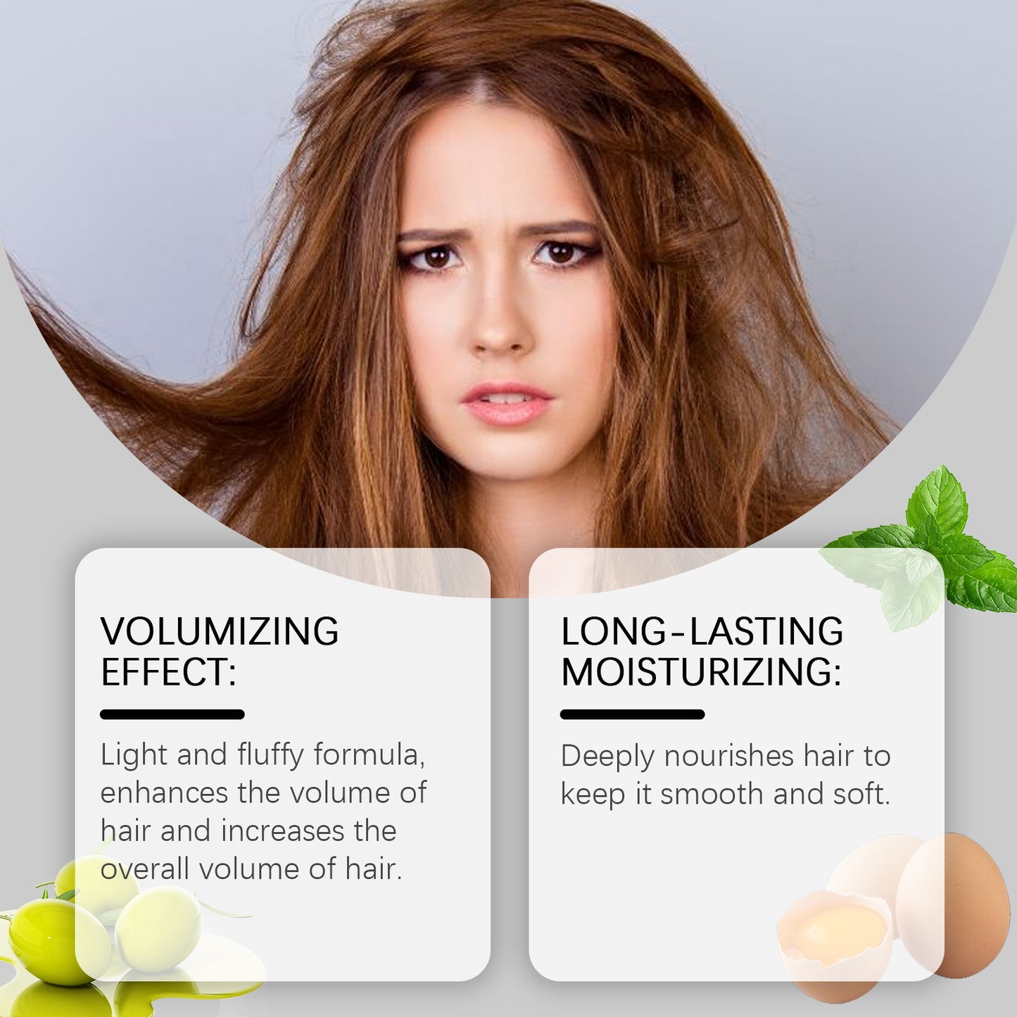 Zarusky Egg & Olive Hair Nourishing Oil – Smooth, Hydrate & Boost Volume | USA 2-6 Days