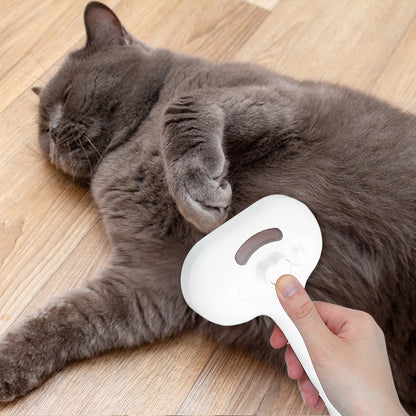 Upgraded electric pet grooming comb with gentle steam technology. Removes loose hair, cleans fur, and styles coats—safe and comfortable for dogs and cats.