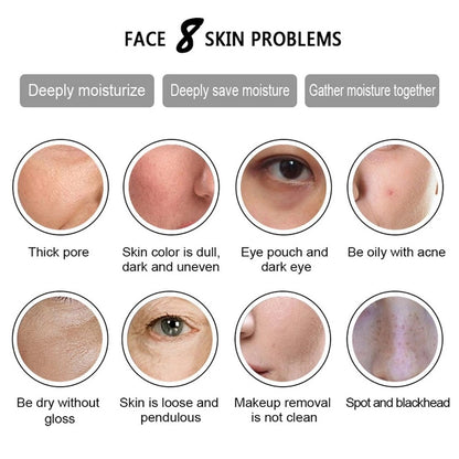 Ultrasonic Hot Cold LED Facial Hammer - Professional Face & Body Massager